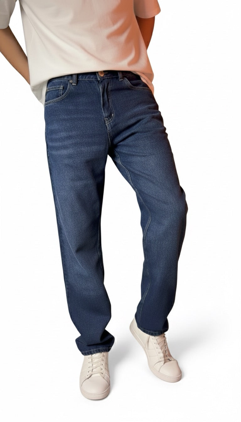 Dark Blue - Wide leg